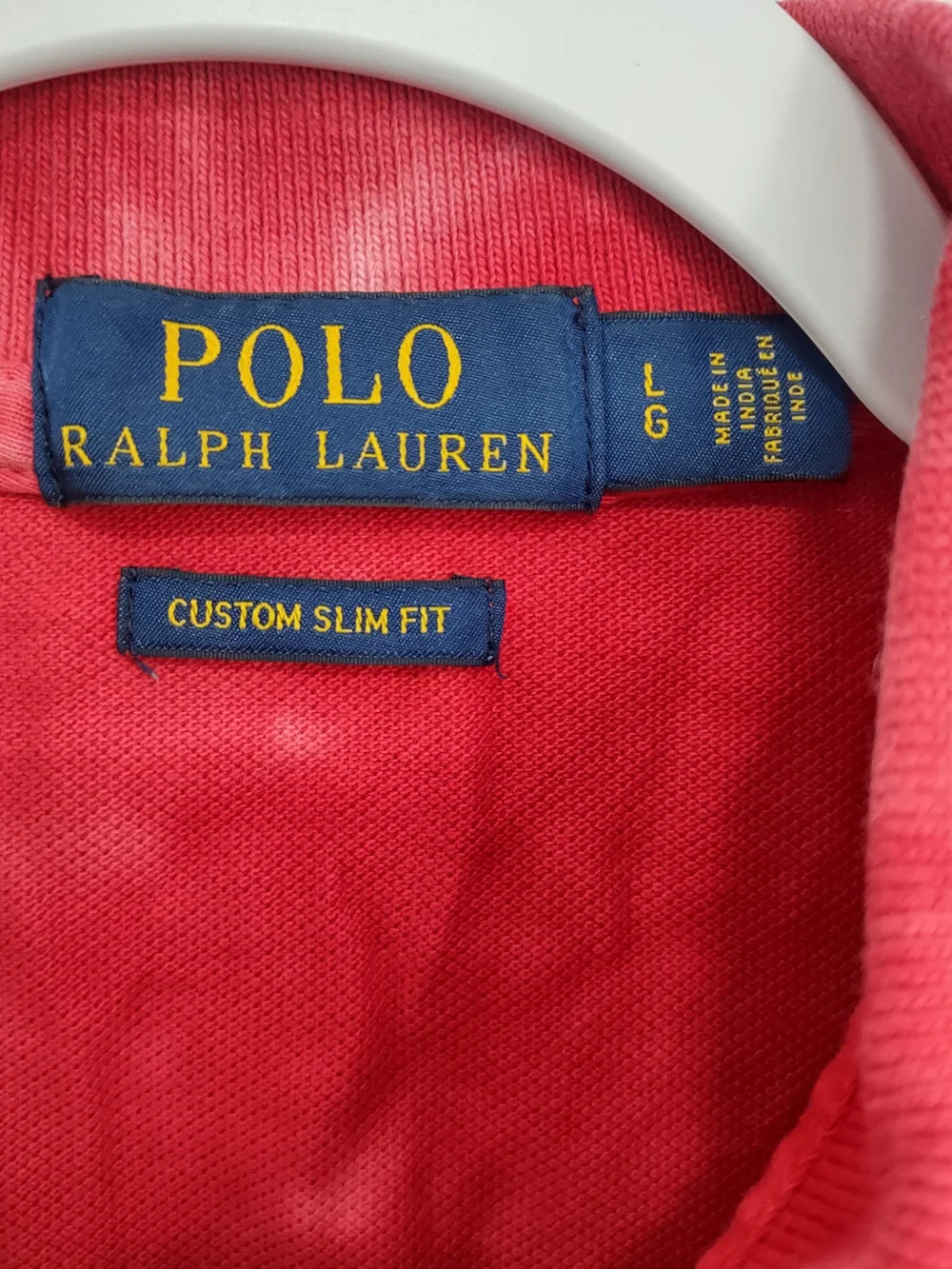 Polo by Ralph Lauren Men's Multicolor Tie-Dye Cotton Polo Shirt Large